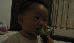 8个月宝宝吃瓜的视频