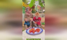 猴哥吃佛手瓜视频,佛手瓜美食之旅